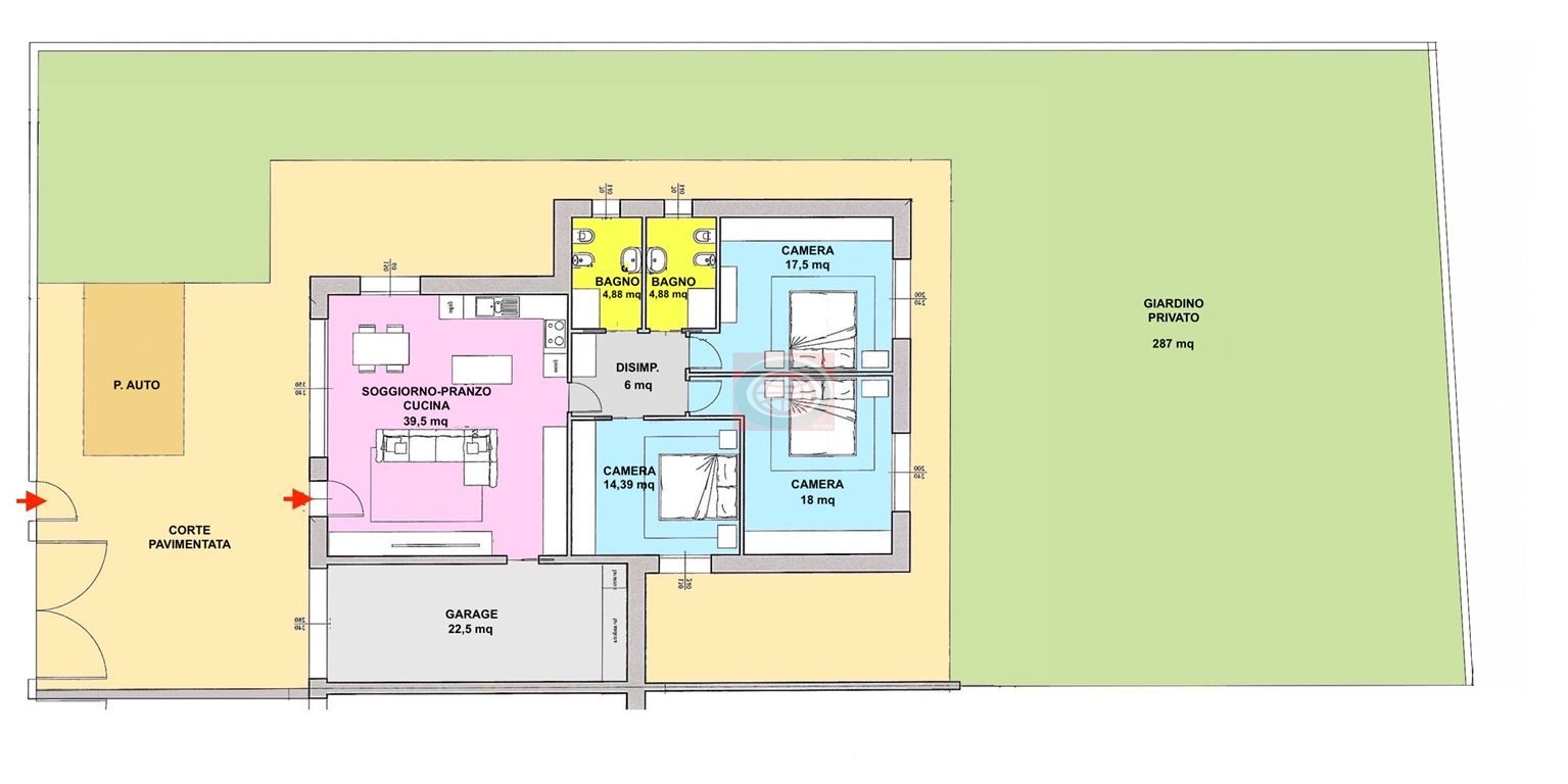 Cesena - PIEVESESTINA (BTC316b-ok): porzione di bifamiliare
