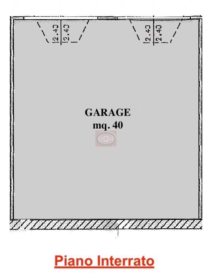 CESENA centro urbano(GC15) - Garage doppio di 40 mq circa, in zona ospedale.