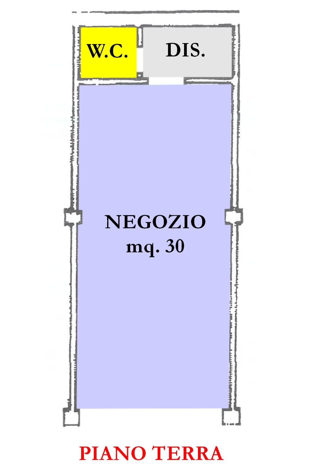 Affitto di un negozio in buono stato a Cesena