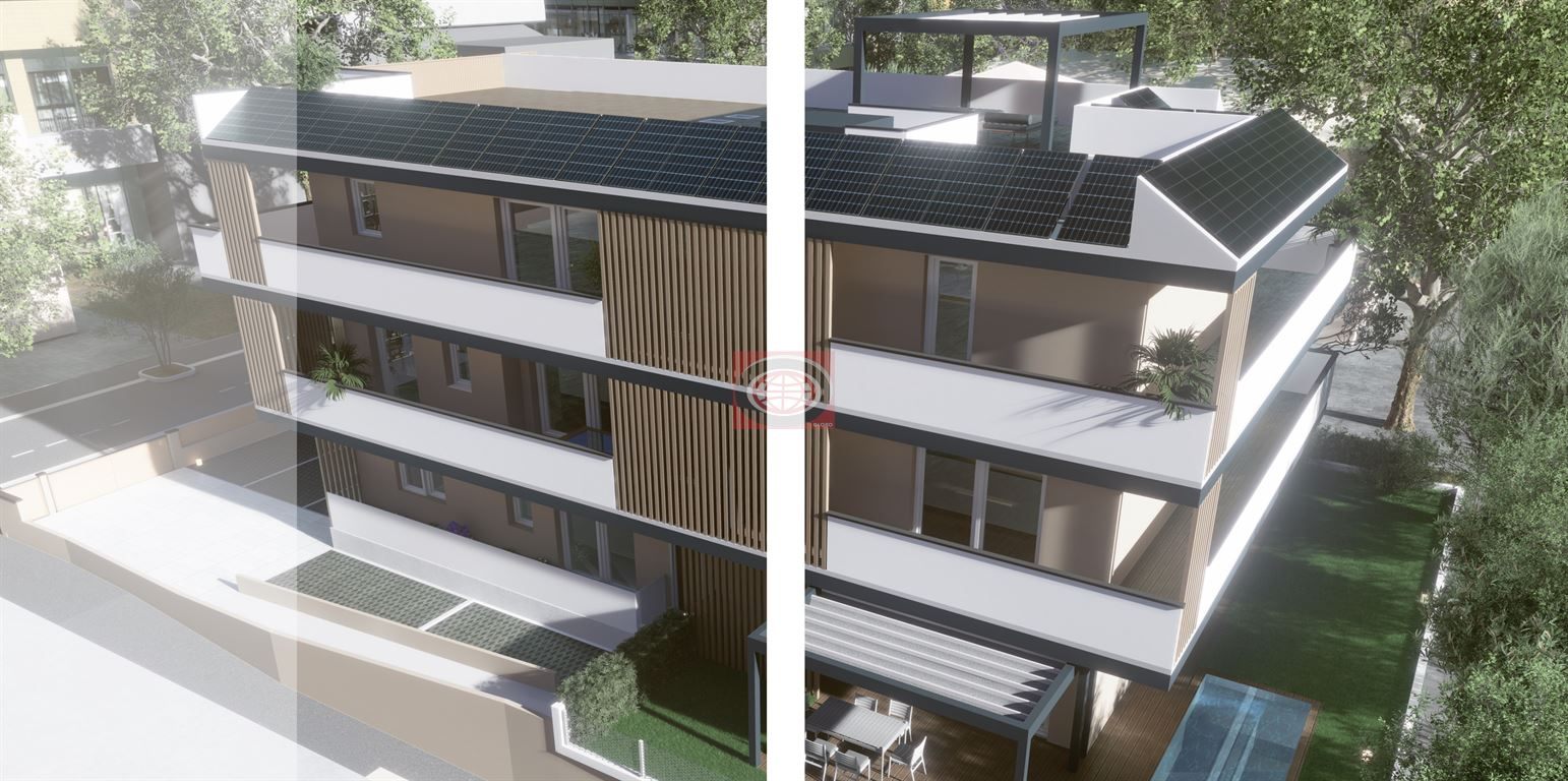 CESENATICO ( levante ): appart. NUOVO - CLASSE A4 - PIANO 1° con TERRAZZO - 2 letto, wc, ampia zona giorno