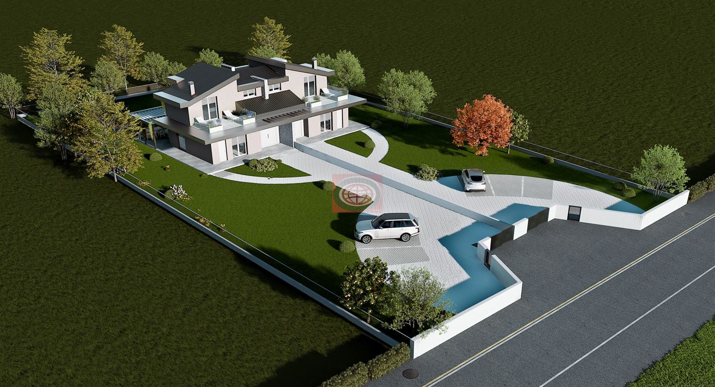 CESENA - S. MARTINO IN FIUME - PORZIONE di bifamiliare allo STATO GREZZO NON AVANZATO